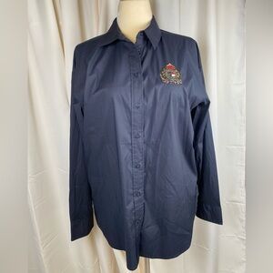 Ralph Lauren Button Down with Embroidered Emblem